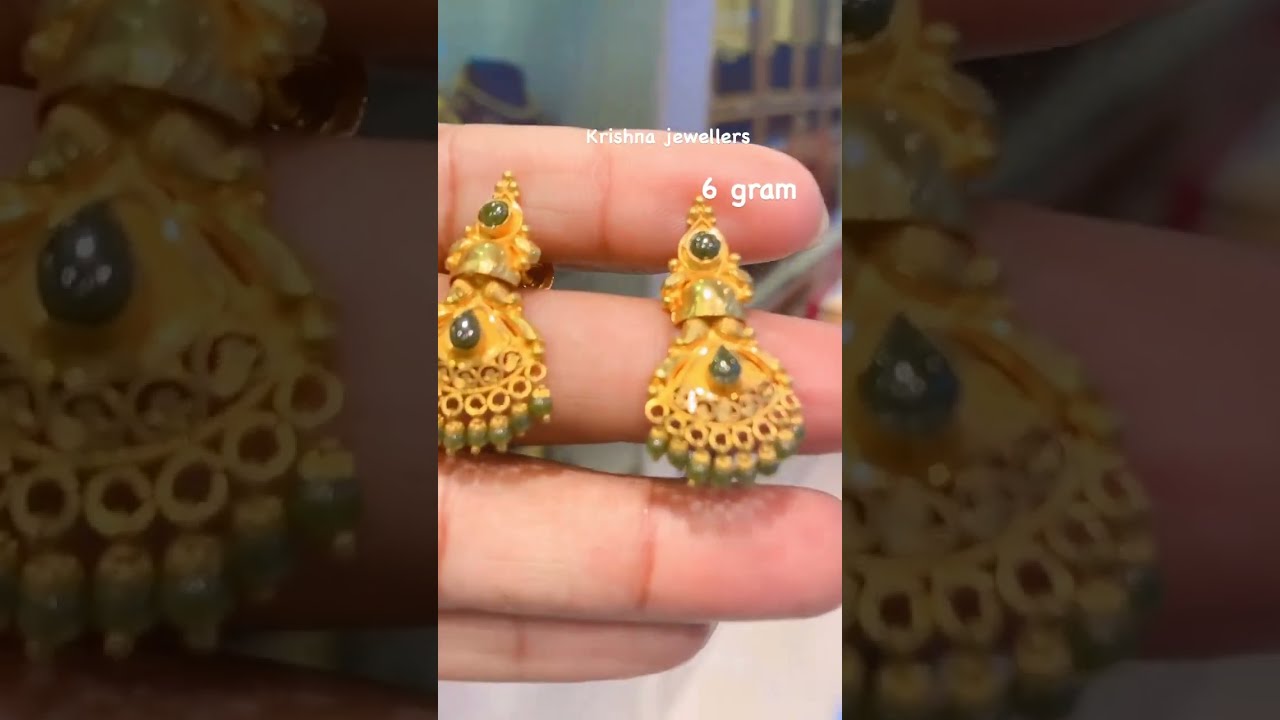 6 grams gold jhumkha designs | Fashionworldhub